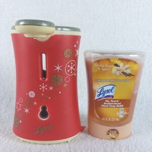 Lysol No Touch Antibacterial Soap Dispenser Vanilla Sugar Spice Limited Holiday